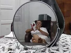 Babe fode e desliza em sua videos de pornos americanos boca
